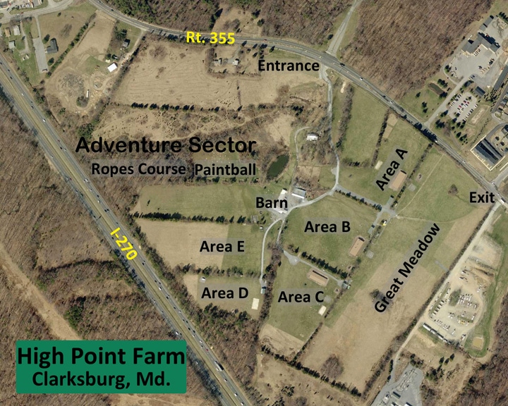 High Point Farm Aerial Map